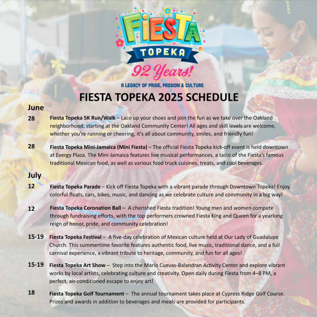 2025 Schedule of Events